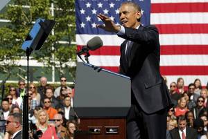 Obama pide ganarle a China el control del comercio mundial