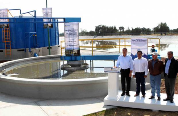 RMV inaugura planta de tratamiento en Los Reyes de Juárez