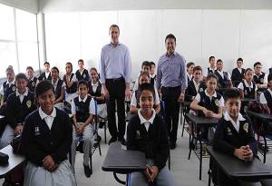RMV inaugura espacios educativos en San Andrés Cholula
