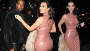 FOTOS: Kim Kardashian presume trasero en vestido de látex