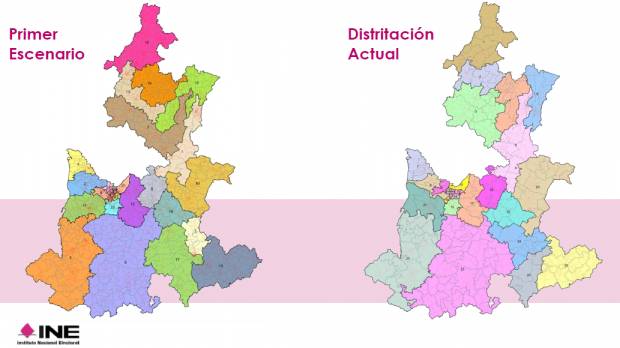 Redistritación Puebla 2015: esta es la primera propuesta del INE