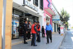 Un baleado, saldo de atraco a tienda de computación en Tehuacán