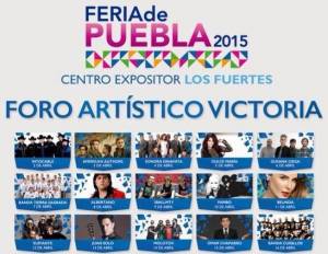 Feria de Puebla 2015: Belinda, Gloria Trevi, Banda El Recodo estarán en el Foro Artístico