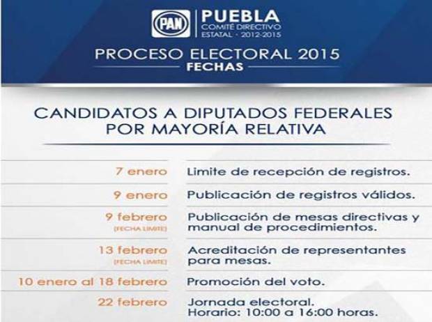 Elecciones 2015: estos son los precandidatos del PAN a diputados federales por Puebla