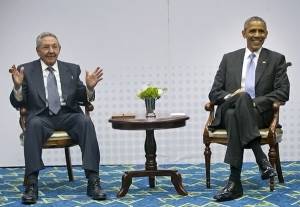 Obama y Castro: la primera reunión Cuba-EU en 56 años