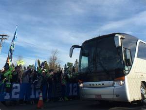 Super Bowl XLIX: Seattle Seahawks ya viajó a Arizona