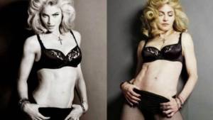 FOTOS: Filtran fotos de Madonna sin Photoshop