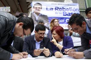 Corral promete en Puebla imparcialidad hacia presidenciables
