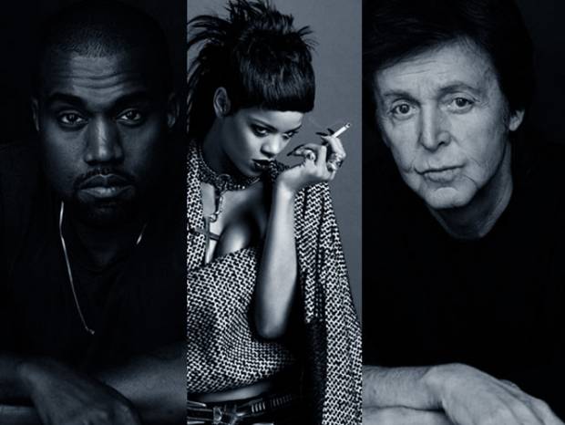 Rihanna, Paul Mc Cartney y Kanye West, unidos en el tema FourFiveSeconds