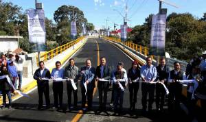 RMV y SCT inauguran puente en Amozoc