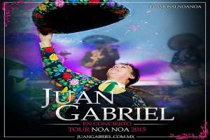 Juan Gabriel presenta en Puebla su gira Noa Noa 2015