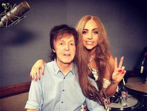Paul McCartney graba tema con Lady Gaga