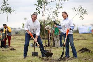 Alcalde de Puebla encabeza Programa de Reforestación Municipal