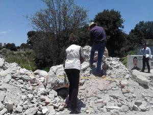 “Que nos detengan a todos”, dicen feligreses que derrumbaron capilla en Tlaxcala