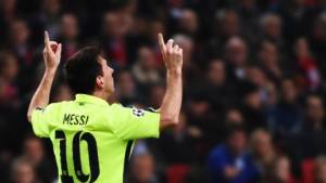 Messi igualó cifra goleadora de Raúl en Champions League