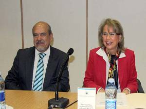 Ministra Olga Sánchez impartió conferencia en la FDCS de la BUAP