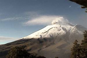 Popocatépetl emite 162 exhalaciones de baja intensidad