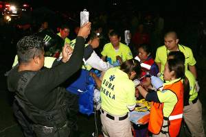 FOTOS: Choque deja 12 heridos en Valsequillo, dos de gravedad