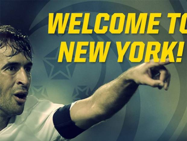 Raúl llega a la MLS con el Cosmos de Nueva York