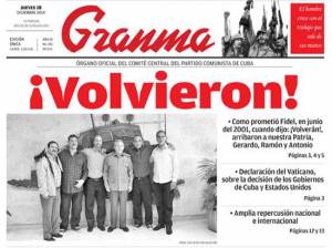 EU y Cuba: Así informó el Granma sobre el restablecimiento de relaciones