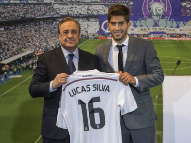 Lucas Silva fue presentado como nuevo refuerzo del Real Madrid