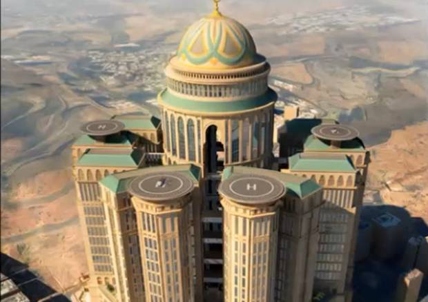 El hotel más grande del mundo se construye en La Meca