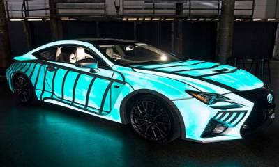 Lexus RC F, el vehículo que se ilumina al ritmo cardíaco del conductor