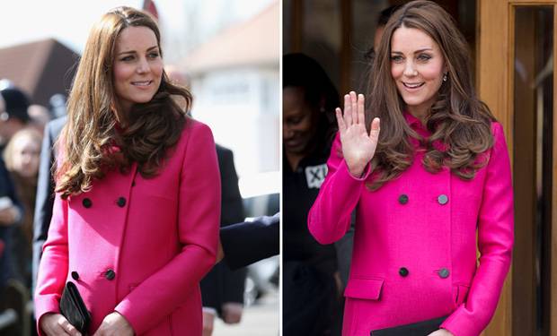 Kate Middleton aparece por última vez en público antes de dar a luz