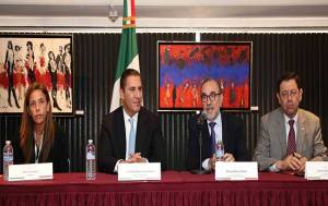 Moreno Valle se reúne en LA con miembros de Iniciativa México Innova