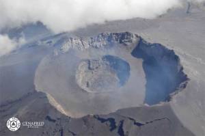 Explosiones del Popocatépetl destruyeron domo de lava, confirman en sobrevuelo