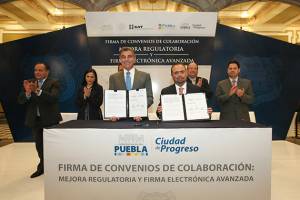 Trámites municipales en Puebla se realizarán con firma electrónica