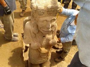 Hallan adoratorio a Mictlantecuhtli en Zona Arqueológica de Tehuacán