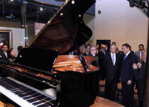 Meade, RMV, Tovar y Salinas Pliego inauguran Casa de la Música de Viena en Puebla