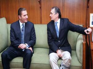 Gobernador de Puebla se reúne con embajador de México en Francia