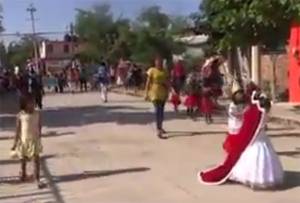 VIDEO: Balacera durante desfile infantil en Guerrero
