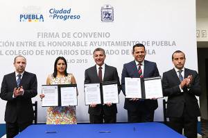 Notarios se suman a jornadas de atención ciudadana en Puebla: Tony Gali