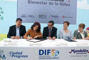 Fundación Mondeléz y Save the Children impulsarán nutrición de 6 mil niños de Puebla