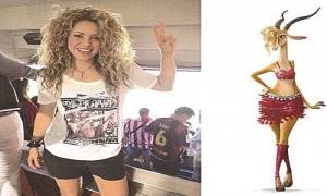 Shakira pone voz a Gazelle, nuevo personaje de Disney
