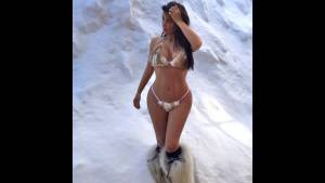 FOTOS: Kim Kardashian derrite hielo con sensuales fotos