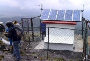 Vandalizan estación de monitoreo del volcán Popocatépetl