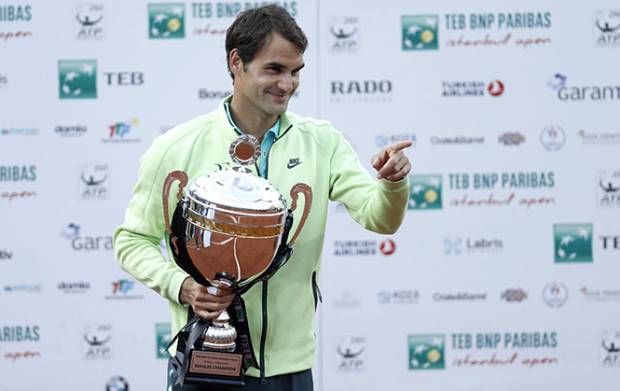 Roger Federer se adjudicó el ATP de Estambul