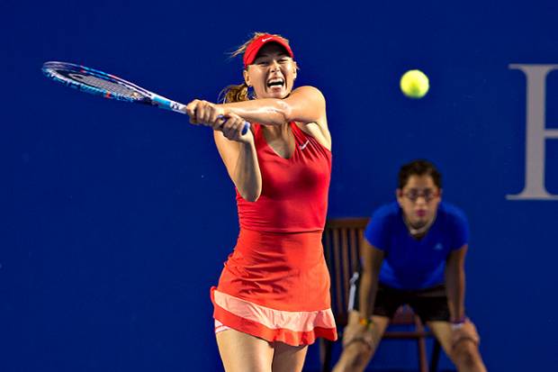 Abierto Mexicano de Tenis 2015: Maria Sharapova avanzó a cuartos de final