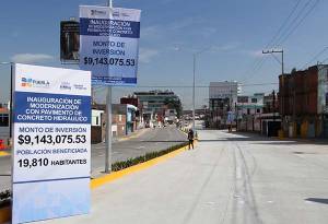 Inauguran pavimentación con concreto hidráulico de la diagonal Benito Juárez