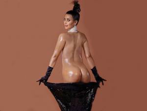 FOTOS: Kim Kardashian, desnuda y sin Photoshop