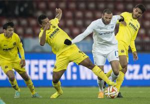 Gio y Jona cayeron con el Villarreal en la Europa League