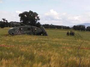 Sedena confirma accidente de helicóptero; cinco soldados lesionados