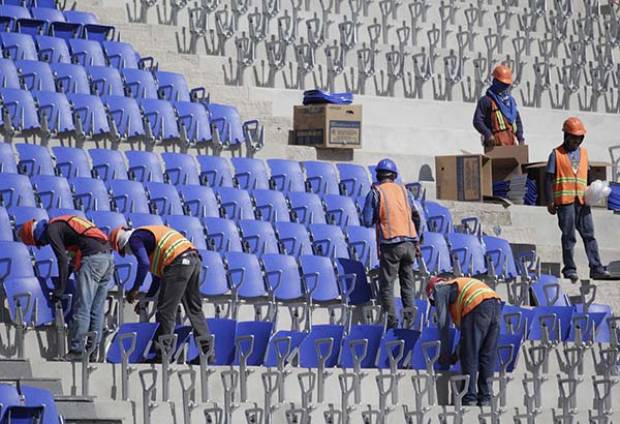STPS hará inspección de obras en el estadio Cuauhtémoc