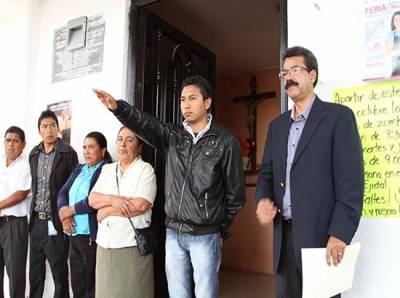 Toman protesta a presidente auxiliar de La Resurrección, Puebla