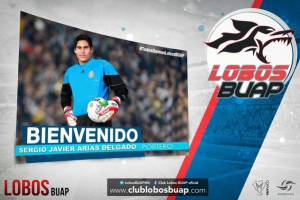 Sergio Arias, nuevo refuerzo de Lobos BUAP para el Apertura 2015
