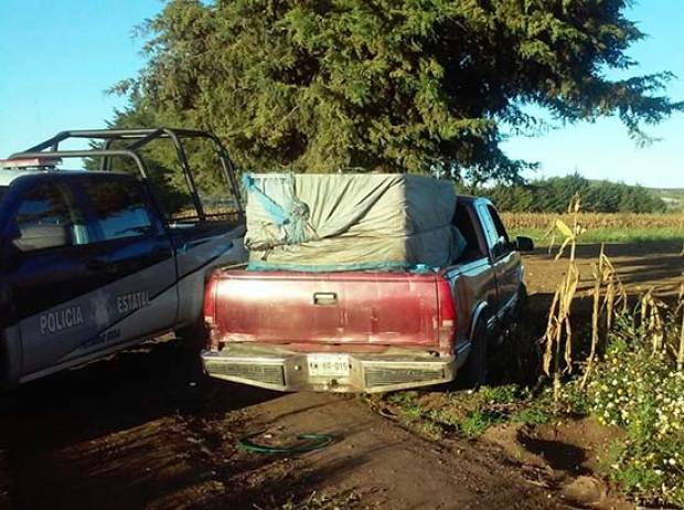 PGJ localiza cuatro camionetas con combustible robado en Palmar de Bravo